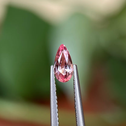 0.49ct Natural Pink Spinel Vietnam. Pear Shape.