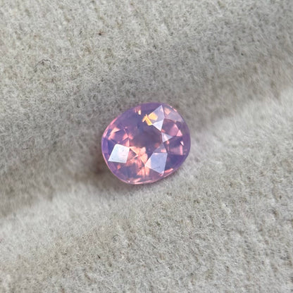 0.56 ct Natural Pink Milky Sapphire Vietnam. Cushion Shape. No Treatment.