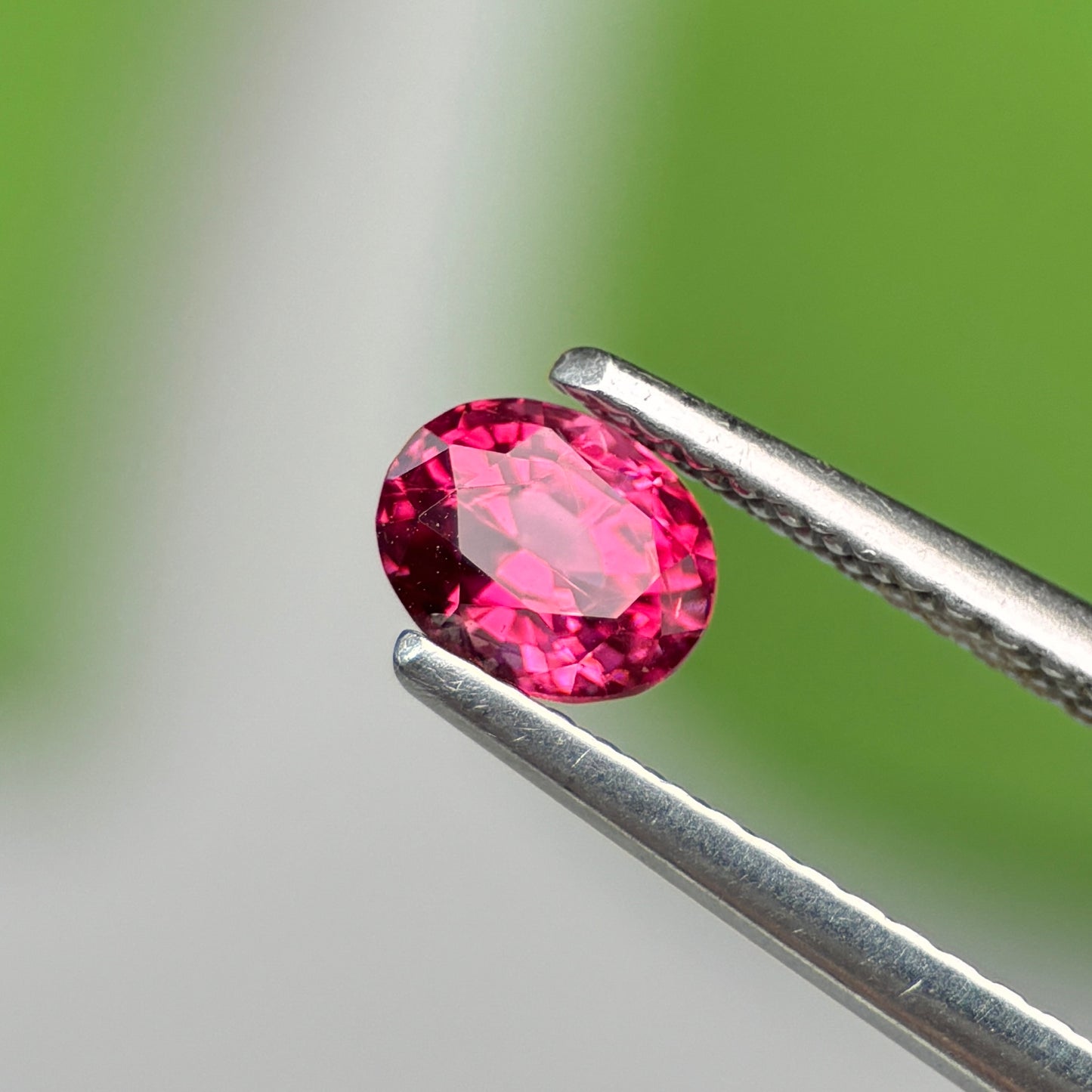 0.66 ct Natural Brownish Red Spinel Vietnam. Oval Shape. No Treatment.