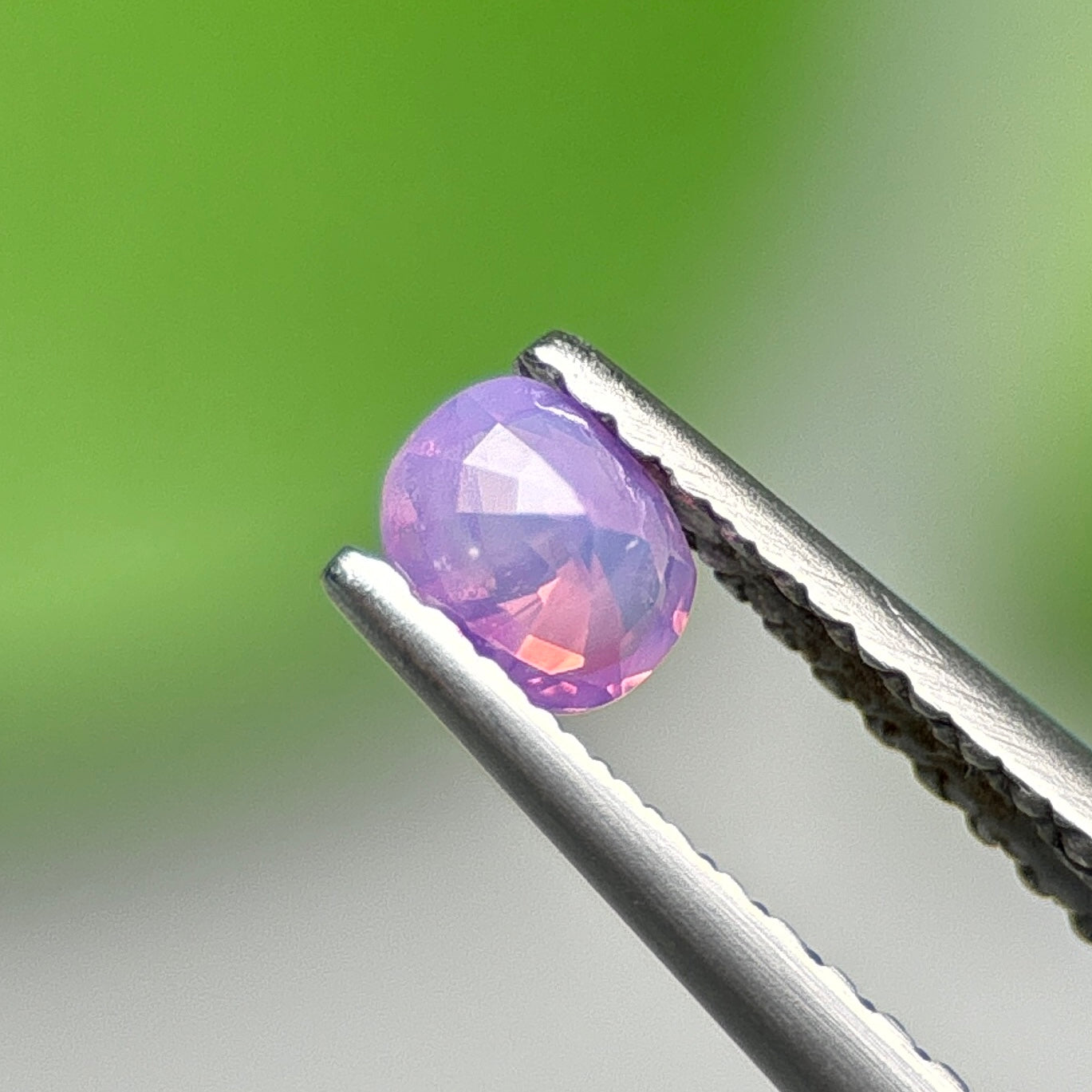 0,29ct Natural Pink Milky Sapphire Vietnam. Cushion Shape. No Treatment Milky Sapphire Luc Yen.