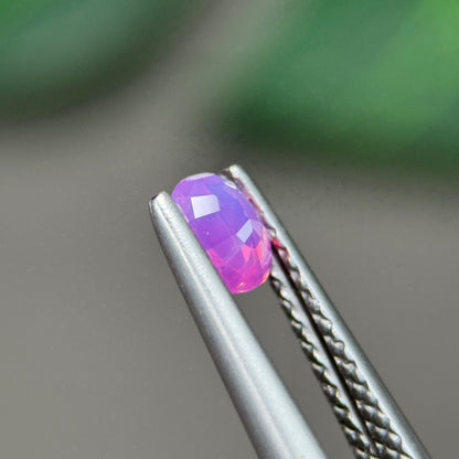 0.35 ct Natural Pink Milky Sapphire Vietnam. Cushion Shape. No Treatment.