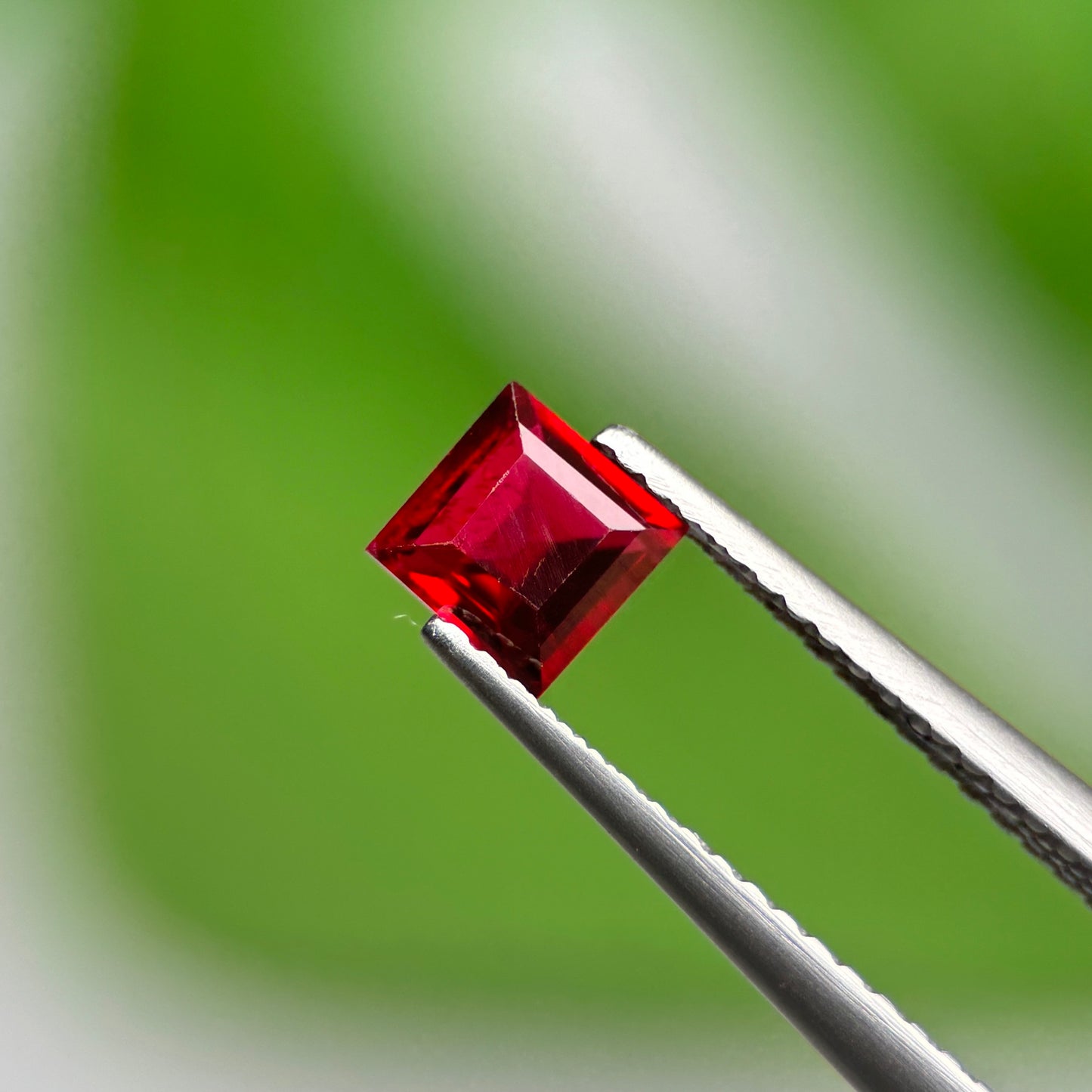 0.61 ct Natural Red Spinel Vietnam. Square Shape. No Treatment