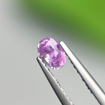 0.55 ct Natural Purple Sapphire Vietnam. Oval Shape.