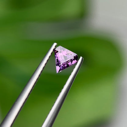 0.49 ct Natural Purple Milky Sapphire Vietnam. Freeform. No Treatment.