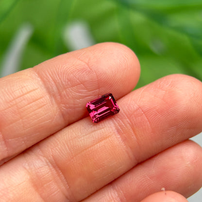 1.17ct Natural Brownish Red Spinel Vietnam. Emerald Shape.