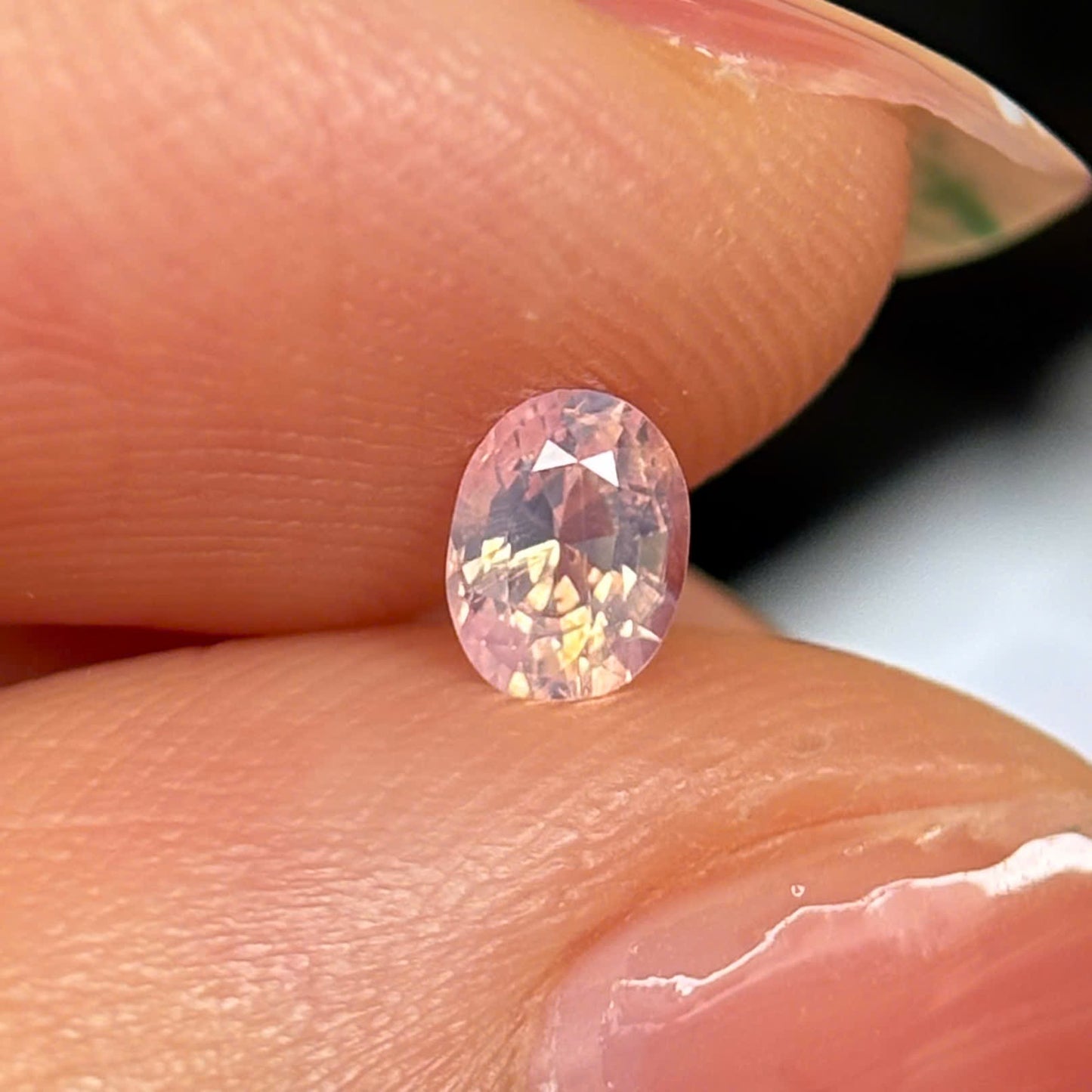 0.37ct Natural White Milky Sapphire Vietnam