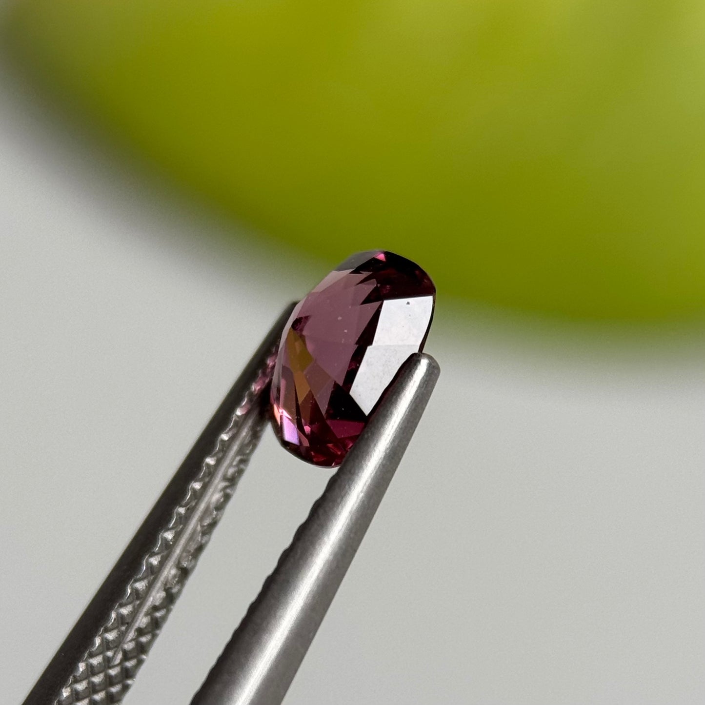 0.97 ct Natural Brownish Purple Spinel Vietnam. Cushion Shape.
