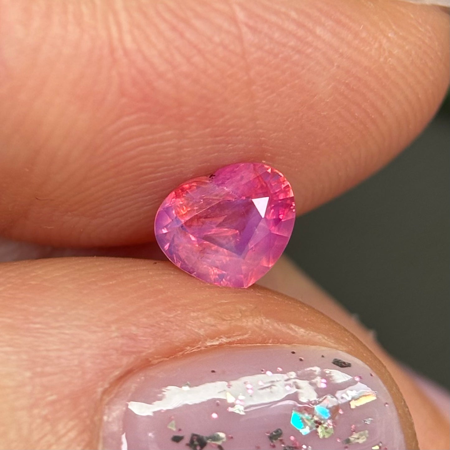 0.68ct Natural Pink Milky Sapphire Vietnam