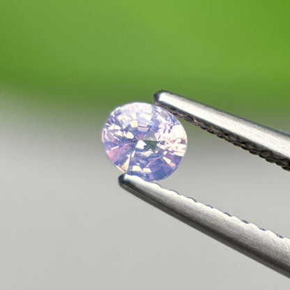 0.52 ct Natural Lite Purple Sapphire Vietnam. Cushion Shape.