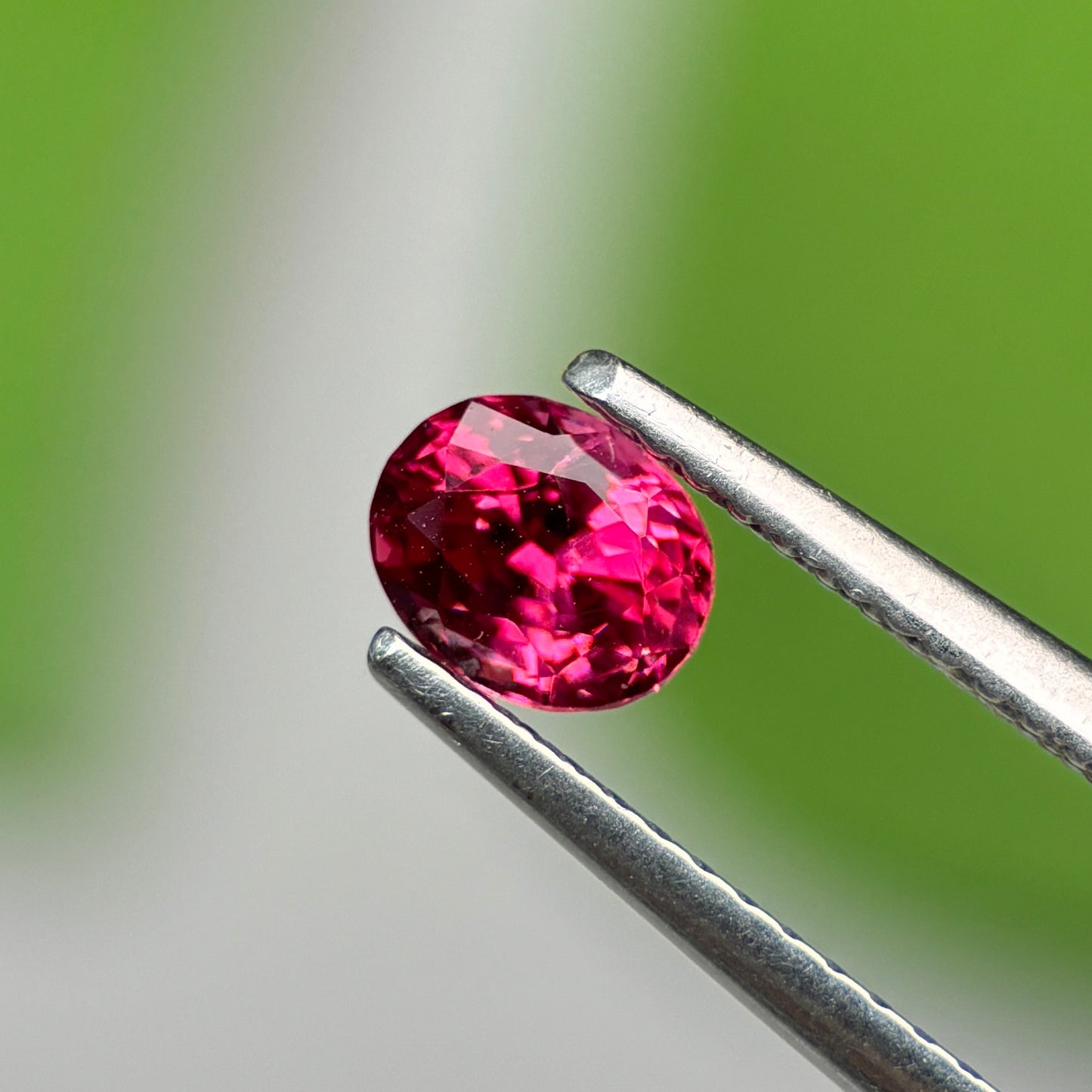 0.66 ct Natural Brownish Red Spinel Vietnam. Oval Shape. No Treatment.