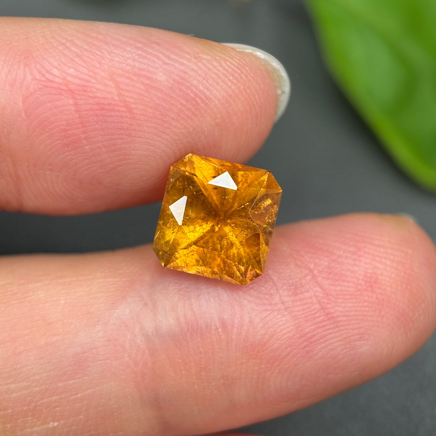 3,45ct Natural Yellow Tourmaline Vietnam. Emerald Shape. No Treatment, No Heat Tourmaline Luc Yen.