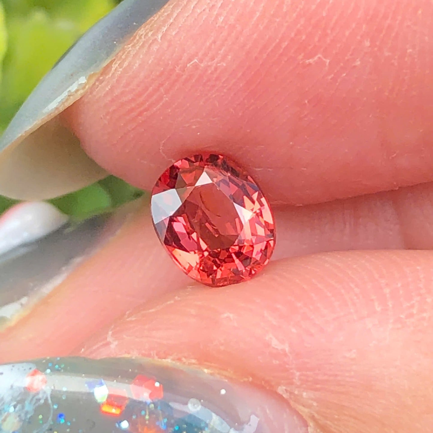 0,61ct Natural Brownish Red Spinel Vietnam. Cushion Shape. No Treatment Spinel Luc Yen.