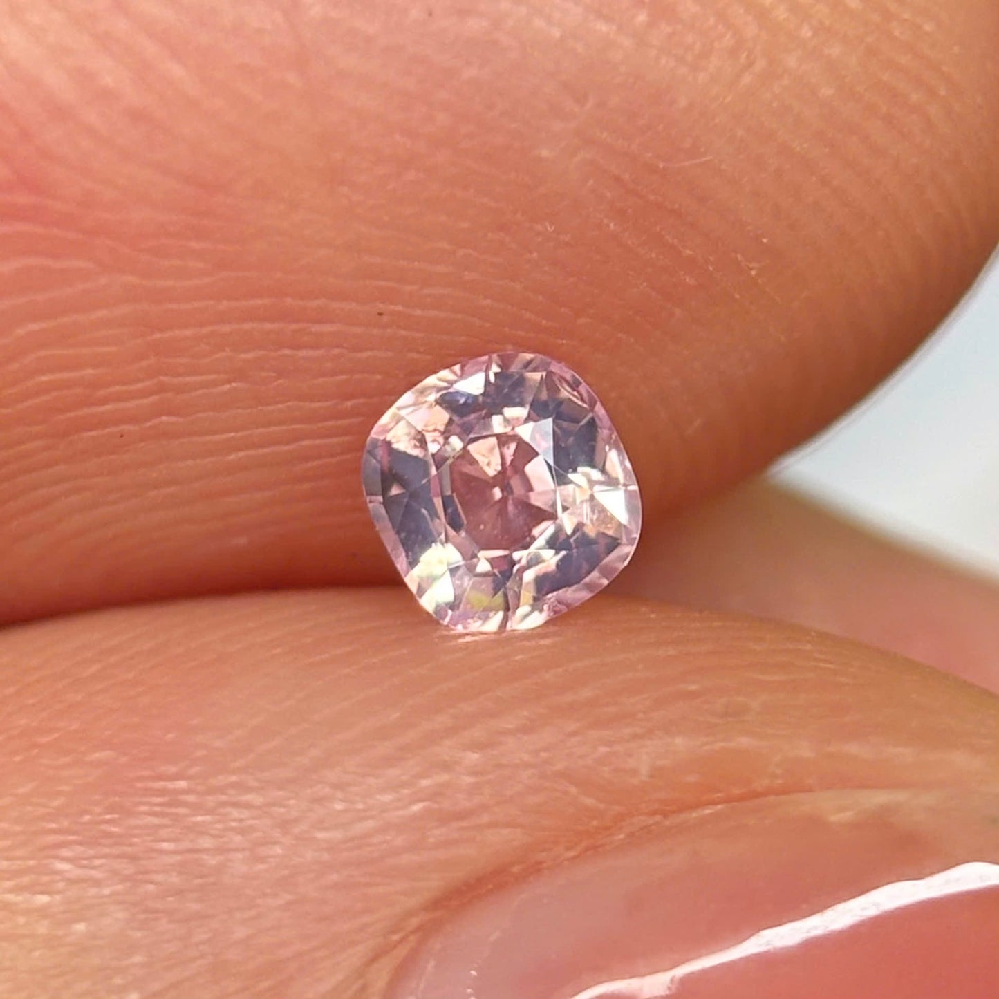 0.36ct Natural Milky Light Pink Sapphire Vietnam