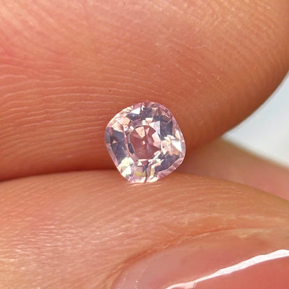 0.36ct Natural Milky Light Pink Sapphire Vietnam