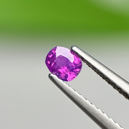 0.28 ct Natural Purple Sapphire Vietnam. Cushion Shape.