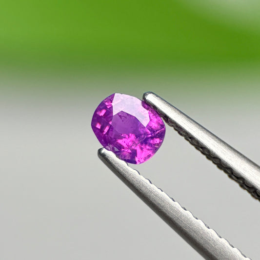 0.28 ct Natural Purple Sapphire Vietnam. Cushion Shape.
