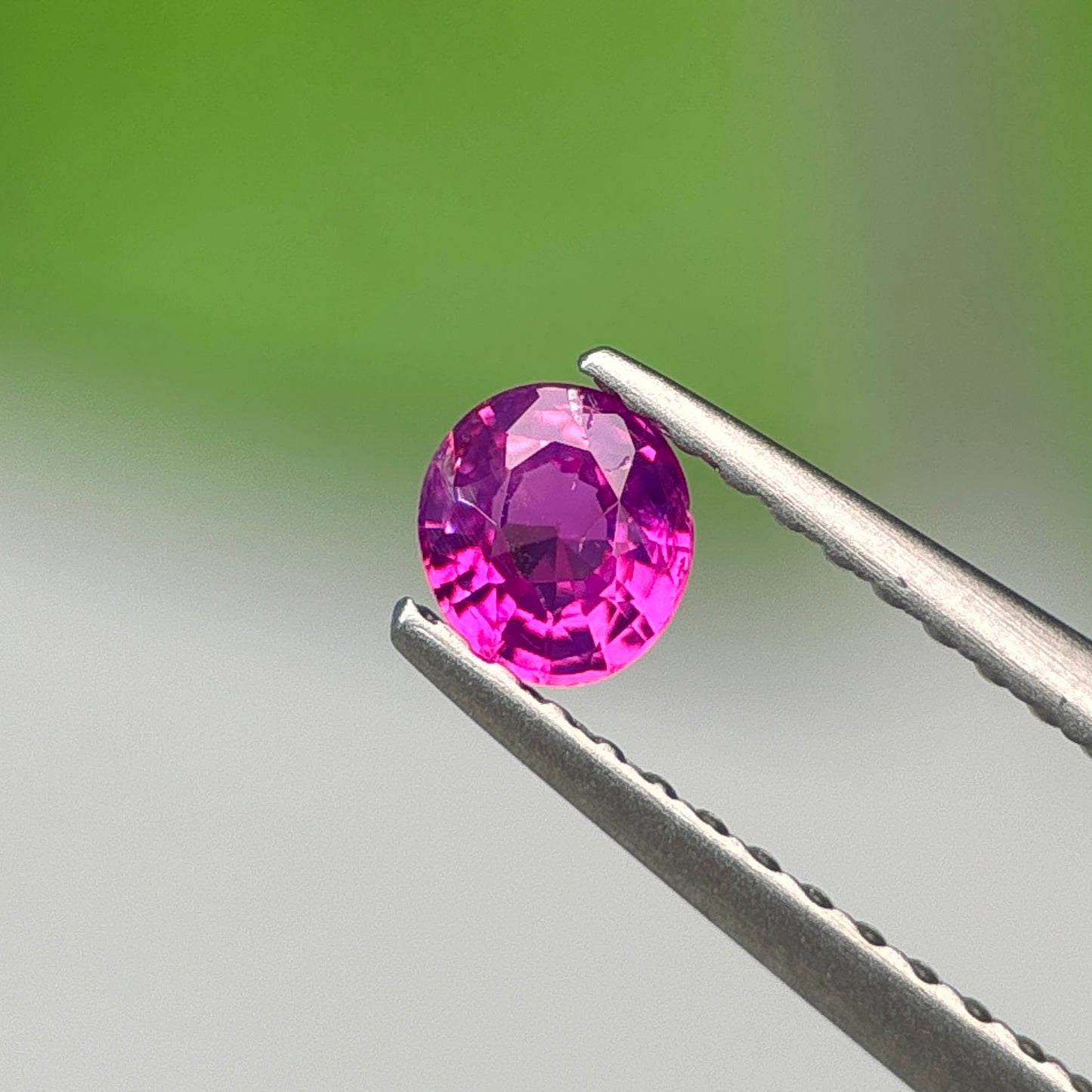0.27 ct Natural Purple Milky Sapphire Vietnam. Oval Shape. No Treatment.