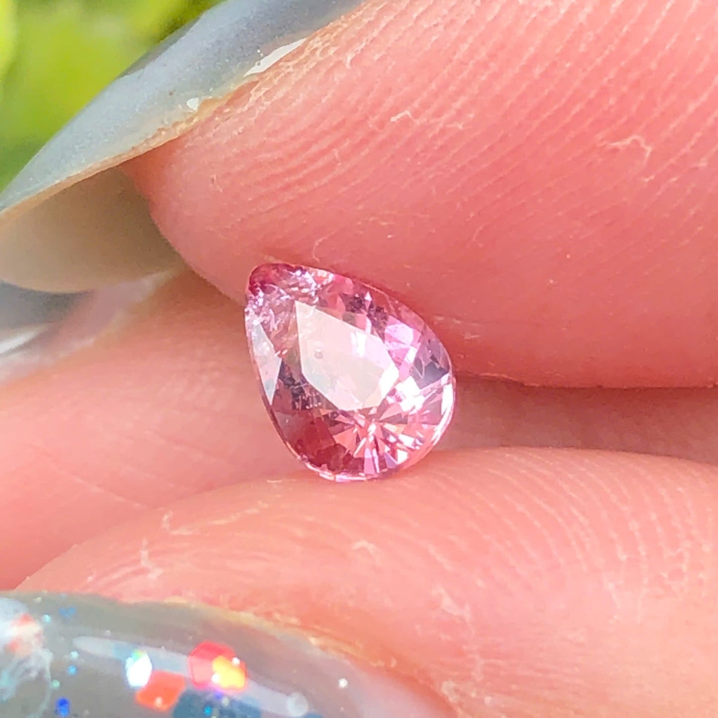 0,56ct Natural Pink Spinel Vietnam. Pear Shape. No Treatment Spinel Luc Yen.