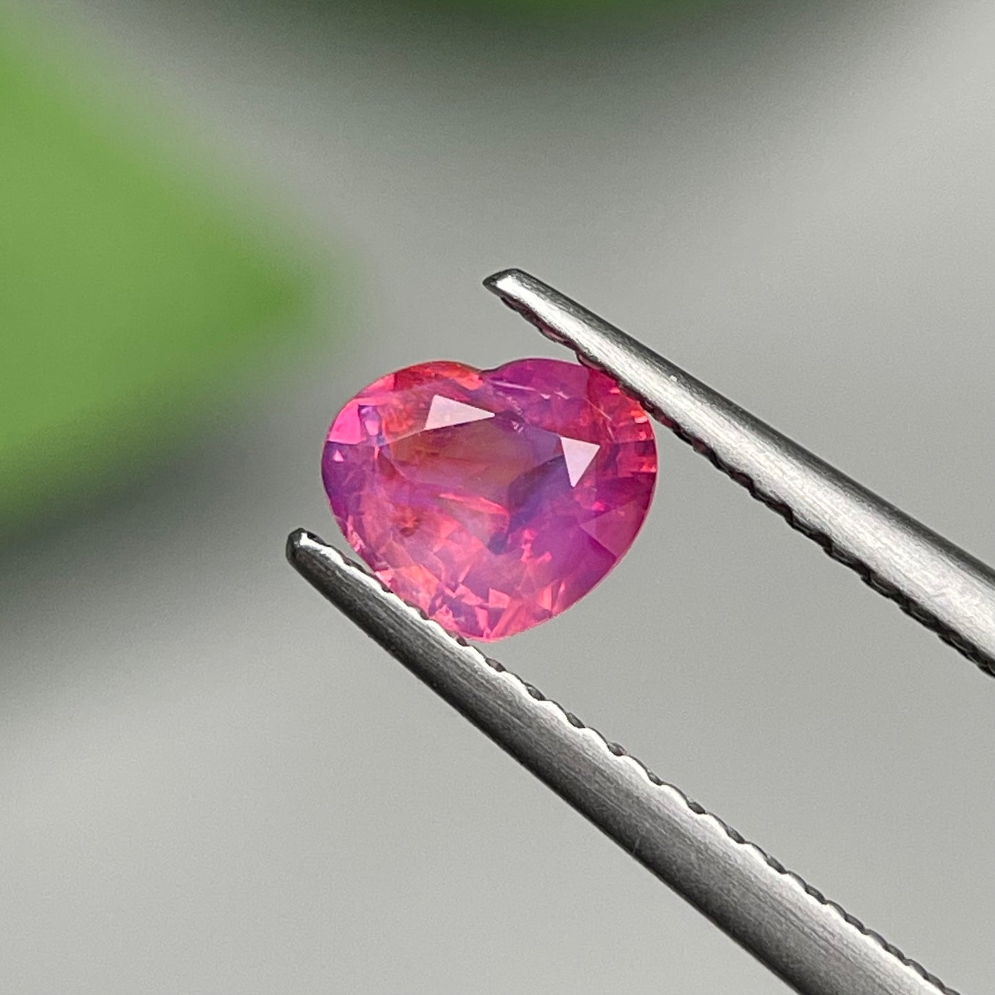 0.68ct Natural Padparadscha Milky Sapphire Vietnam