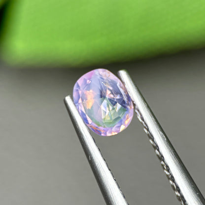 0,48ct Natural Pink Milky Sapphire Vietnam. Cushion Shape. No Treatment Milky Sapphire Luc Yen.