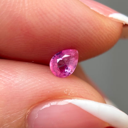 0.33ct Natural Milky Pink Sapphire Vietnam