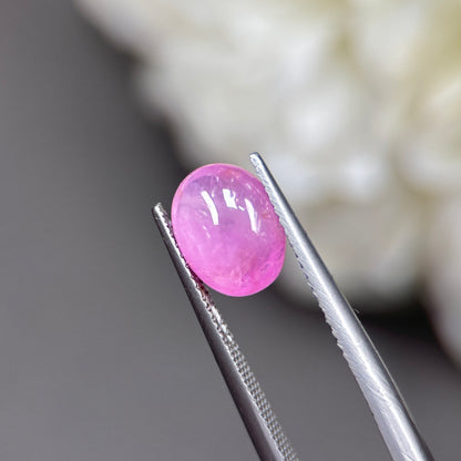 3,73ct Natural Pink Cacbochon Sapphire Viet Nam. No Treatment Sapphire Luc Yen.