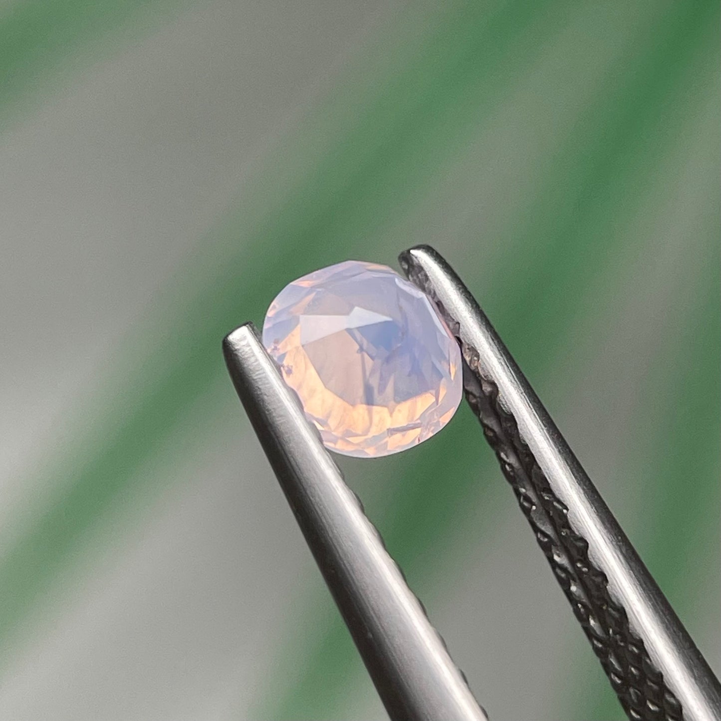 0.48ct Natural Milky Orangish White Sapphire Vietnam