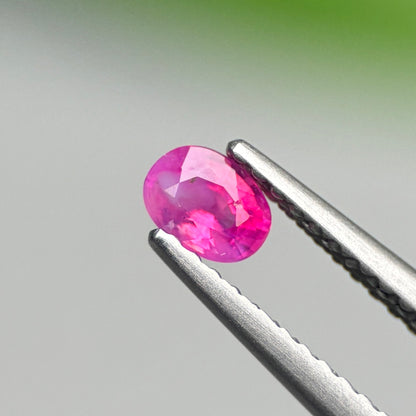 0.30 ct Natural Pink Milky Sapphire Vietnam. Cushion Shape.