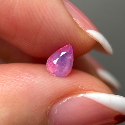 0.55ct Natural Milky Padparadscha Sapphire Vietnam