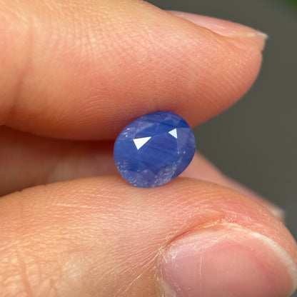 1.47ct Natural Blue Milky Sapphire Vietnam, No Treatment