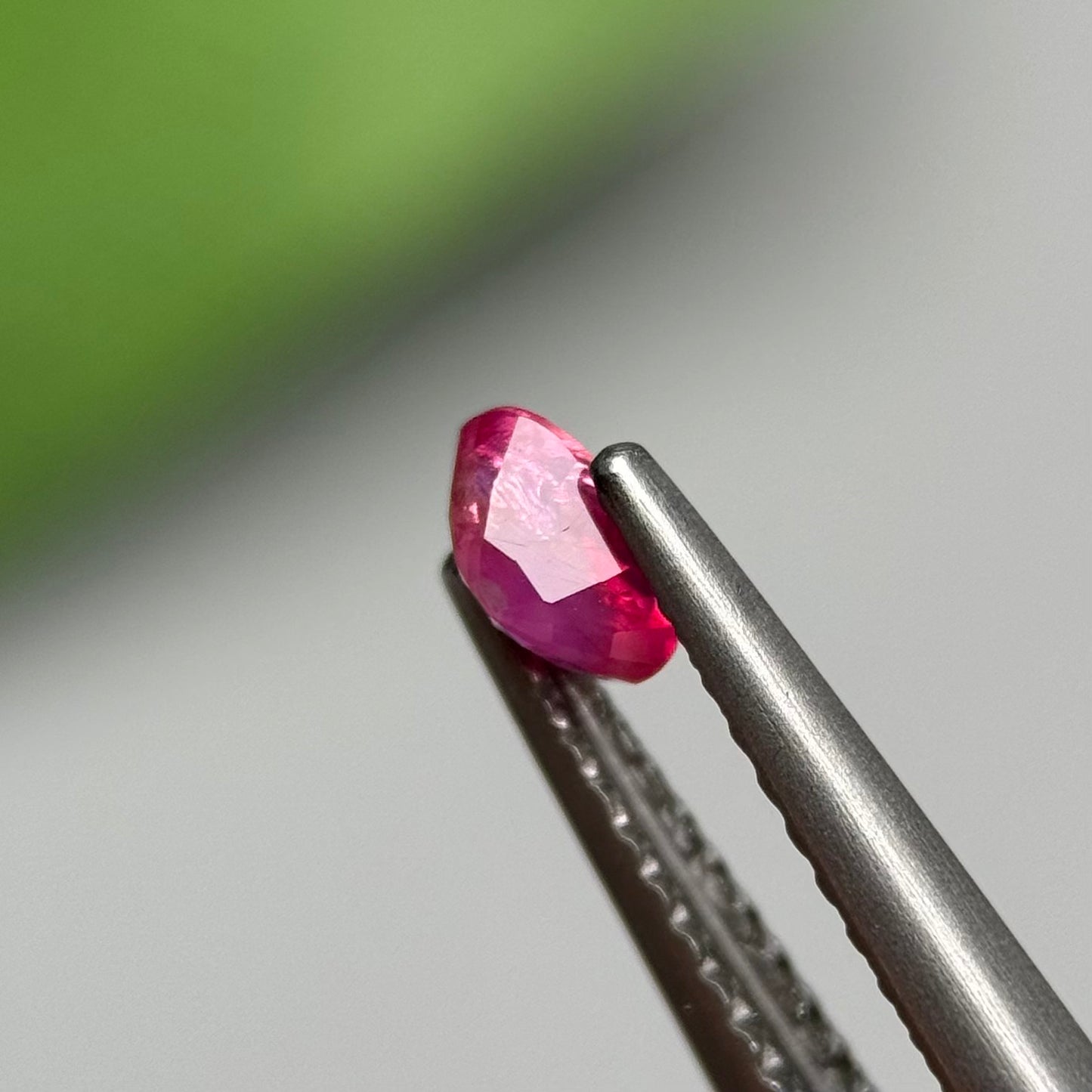 0.31ct Natural Reddish Pink Milky Sapphire Vietnam.
