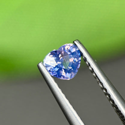 0,57ct Natural Blue Sapphire Vietnam. Heart Shape. No Treatment Sapphire Luc Yen.
