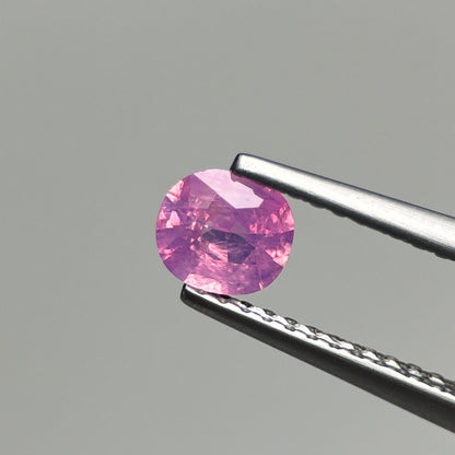 0.47 ct Natural Pink Milky Sapphire Vietnam. Cushion Shape.
