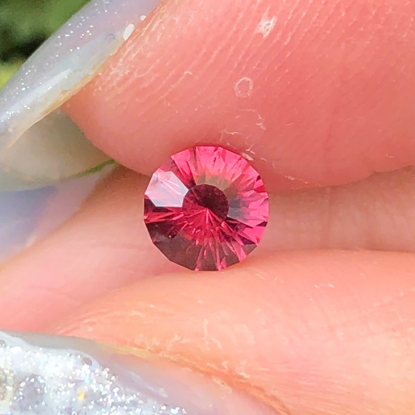 0,52ct Natural Brownish Red Spinel Vietnam. Round Shape. No Treatment, No Heat Spinel Luc Yen.
