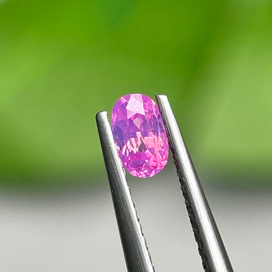 0,33ct Natural Pink Milky Sapphire Vietnam. Cushion Shape. No Treatment Milky Sapphire Luc Yen.