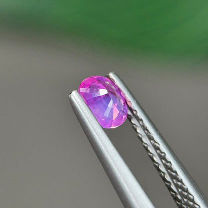 0.28 ct Natural Pink Milky Sapphire Vietnam. Cushion Shape. No Treatment.