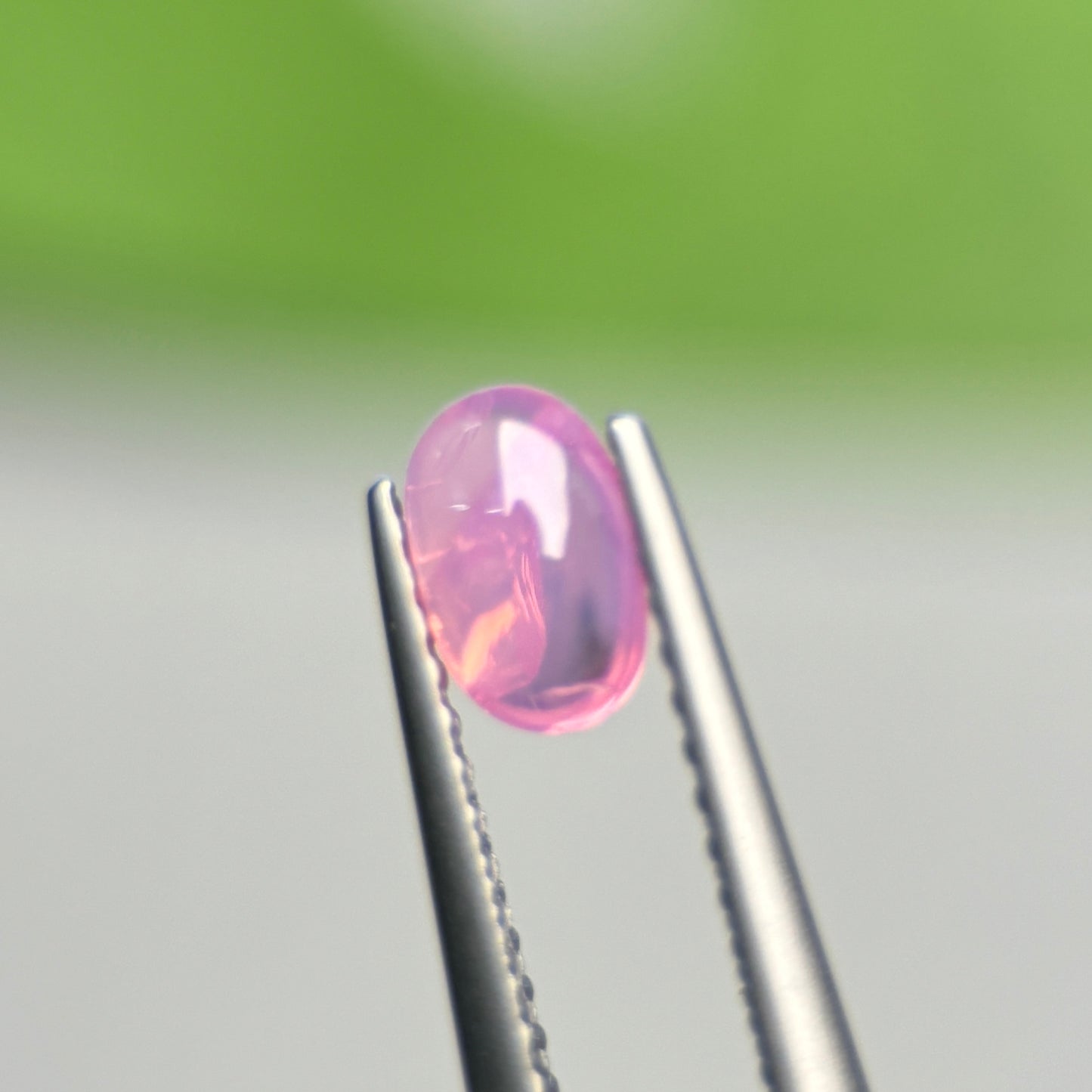 0.67ct Natural Pink Cacbochon Sapphire Viet Nam. No treatment.