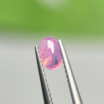 0.67ct Natural Pink Cacbochon Sapphire Viet Nam. No treatment.