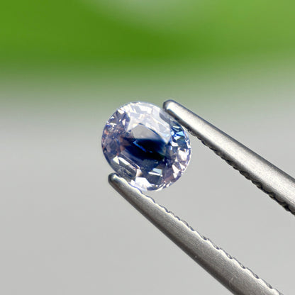 0.53 ct Natural Blue-White Sapphire Vietnam. Cushion Shape.