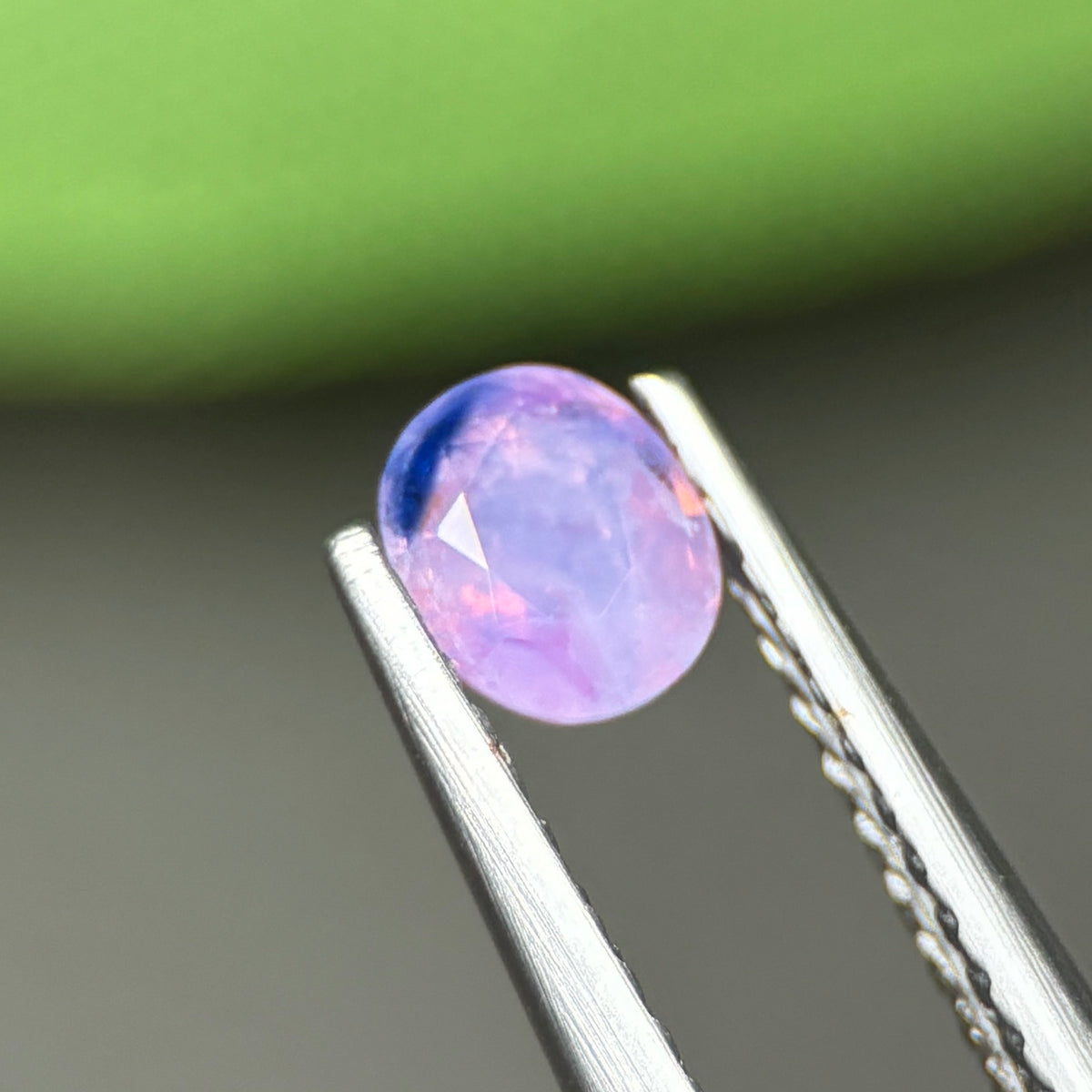 0,41ct Natural Pink Milky Sapphire Vietnam. Cushion Shape. No Treatment Milky Sapphire Luc Yen.