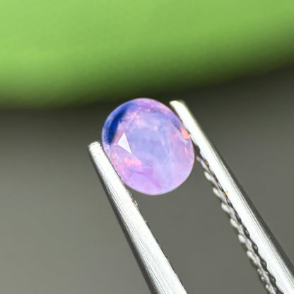 0,41ct Natural Pink Milky Sapphire Vietnam. Cushion Shape. No Treatment Milky Sapphire Luc Yen.