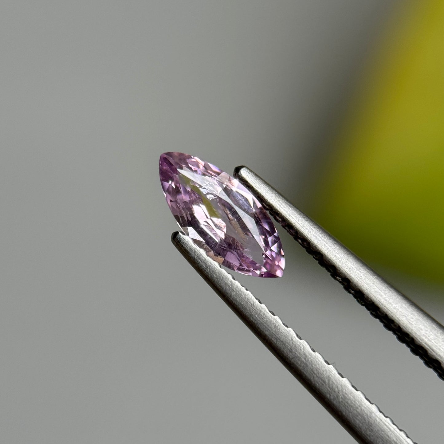 0.48 ct Natural Lite Purple Spinel Vietnam. Marquise Shape.