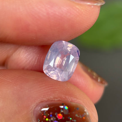 2.2ct Natural Pinkish White Sapphire Vietnam.