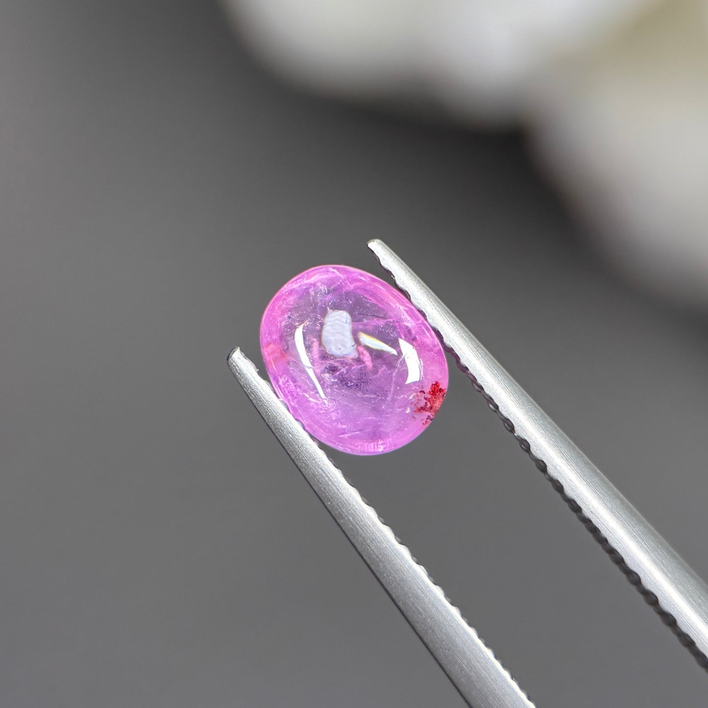 1,40ct Natural Pink Cacbochon Sapphire Viet Nam. No Treatment Sapphire Luc Yen.