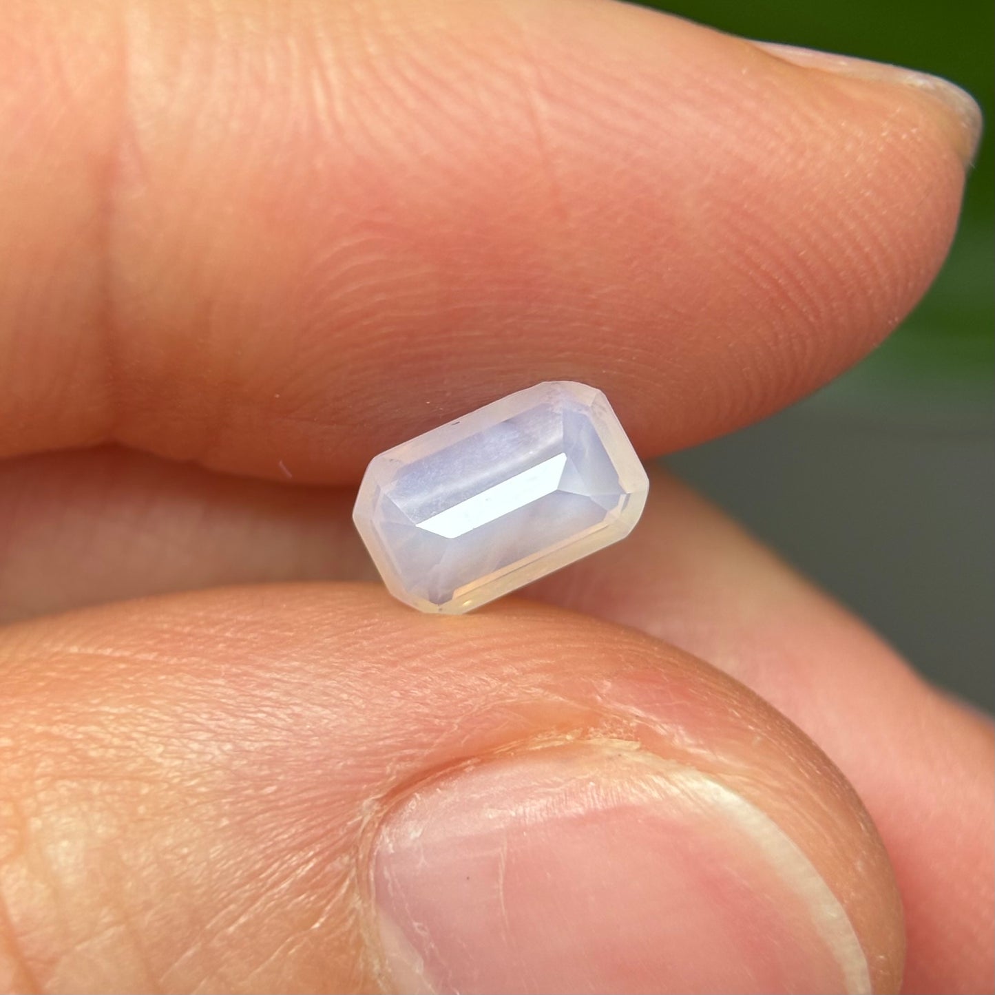1.11ct Natural White Milky Sapphire Vietnam, Untreatment