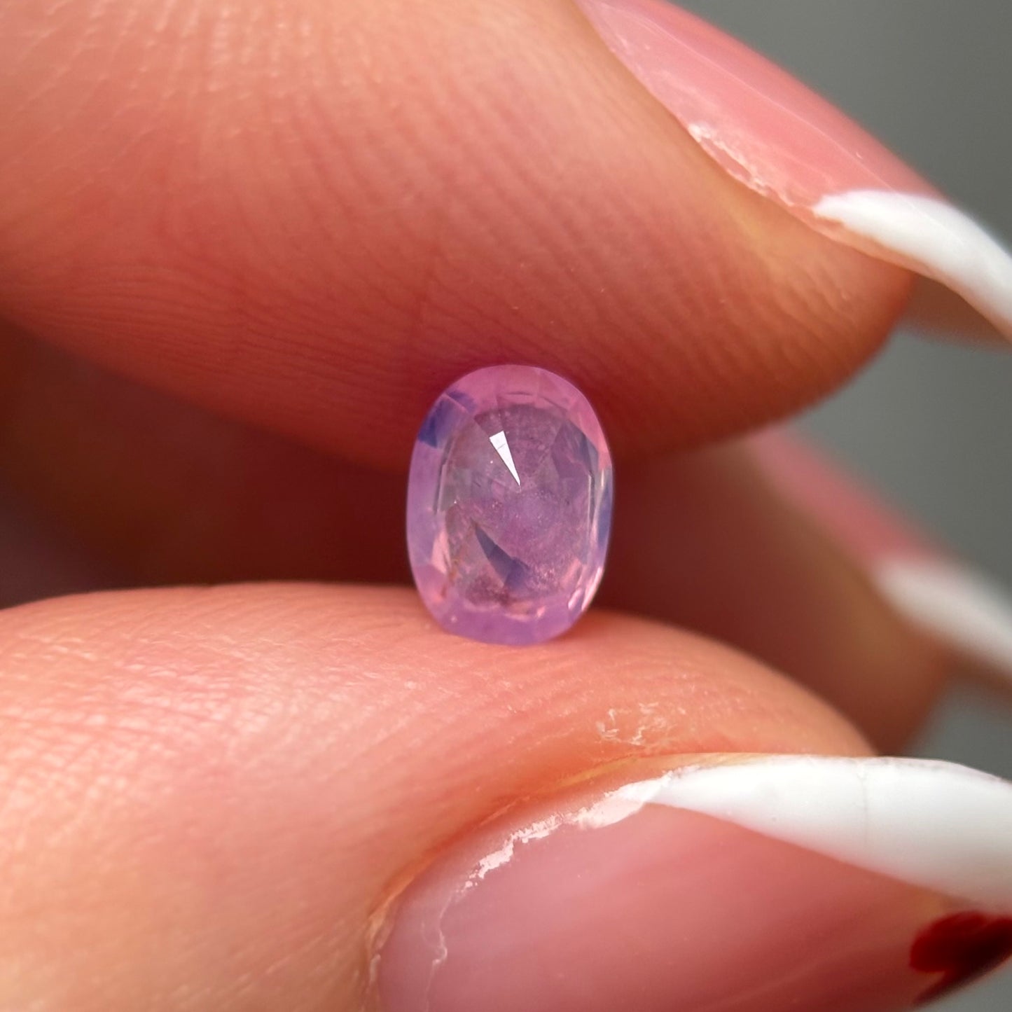 0.60ct Natural Milky Pink Sapphire Vietnam