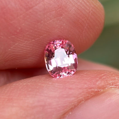 0.61 ct Natural Pink Spinel Vietnam. Cushion Shape. No Treatment.