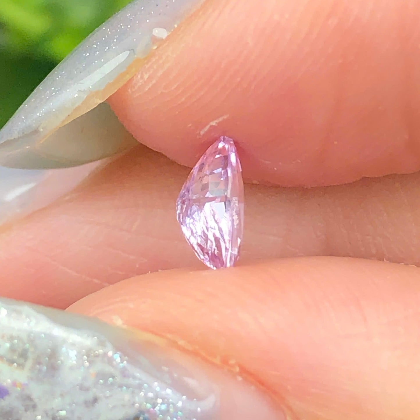0,47ct Natural Light Purple Spinel Vietnam. Pear Shape. No Treatment Spinel Luc Yen.