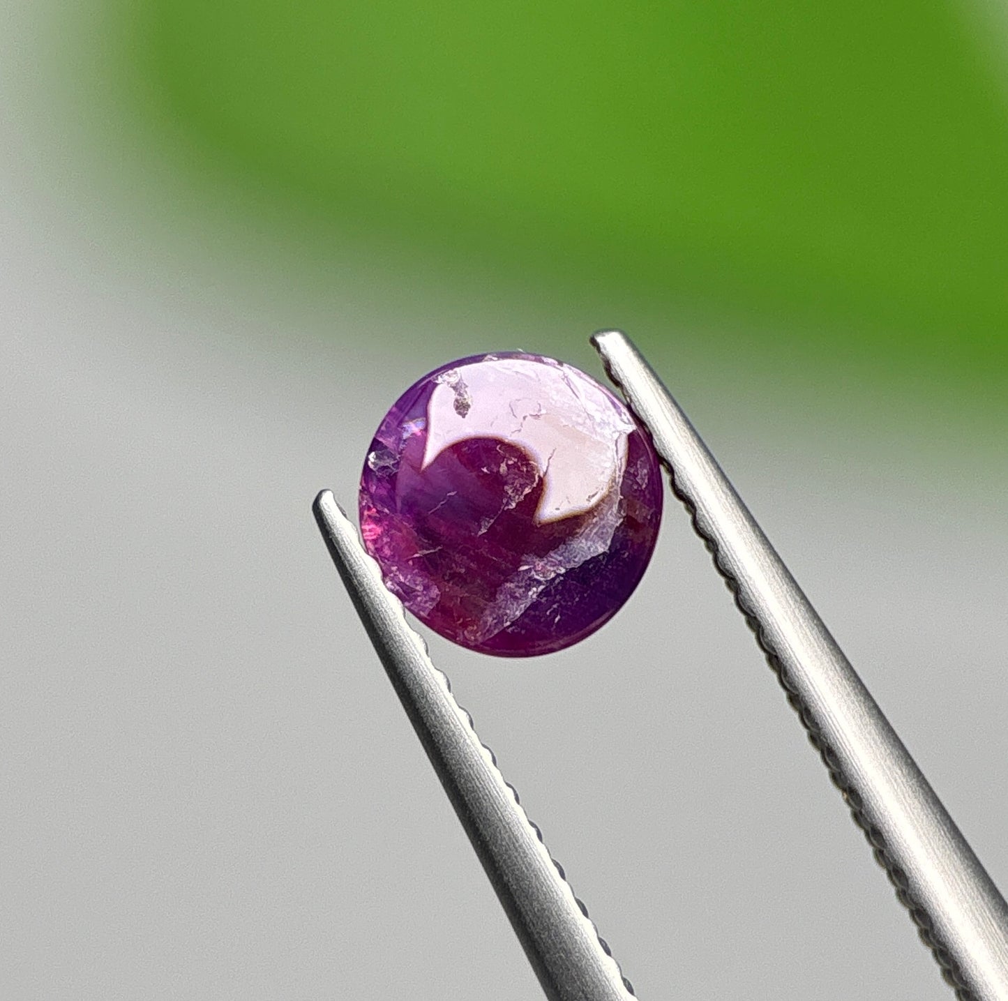 1.05ct Natural Purple Cacbochon Sapphire Viet Nam. No treatment.
