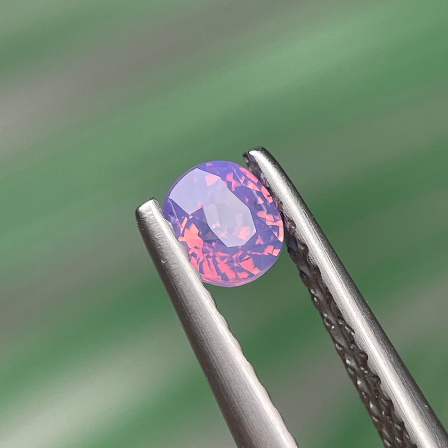 0.33ct Natural Milky Orangish Purple Sapphire Vietnam